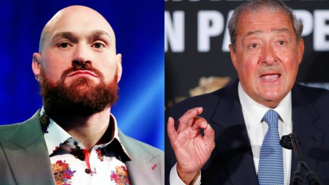 Image result for fury and bob arum