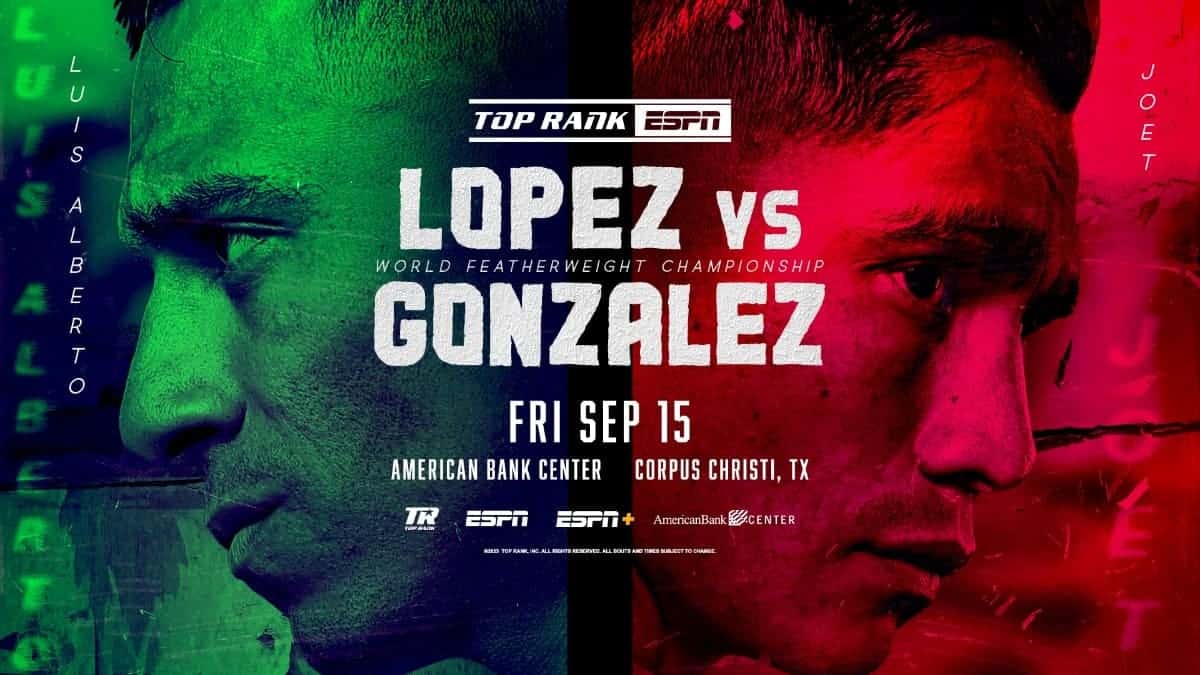 Lopez vs Gonzalez Banner