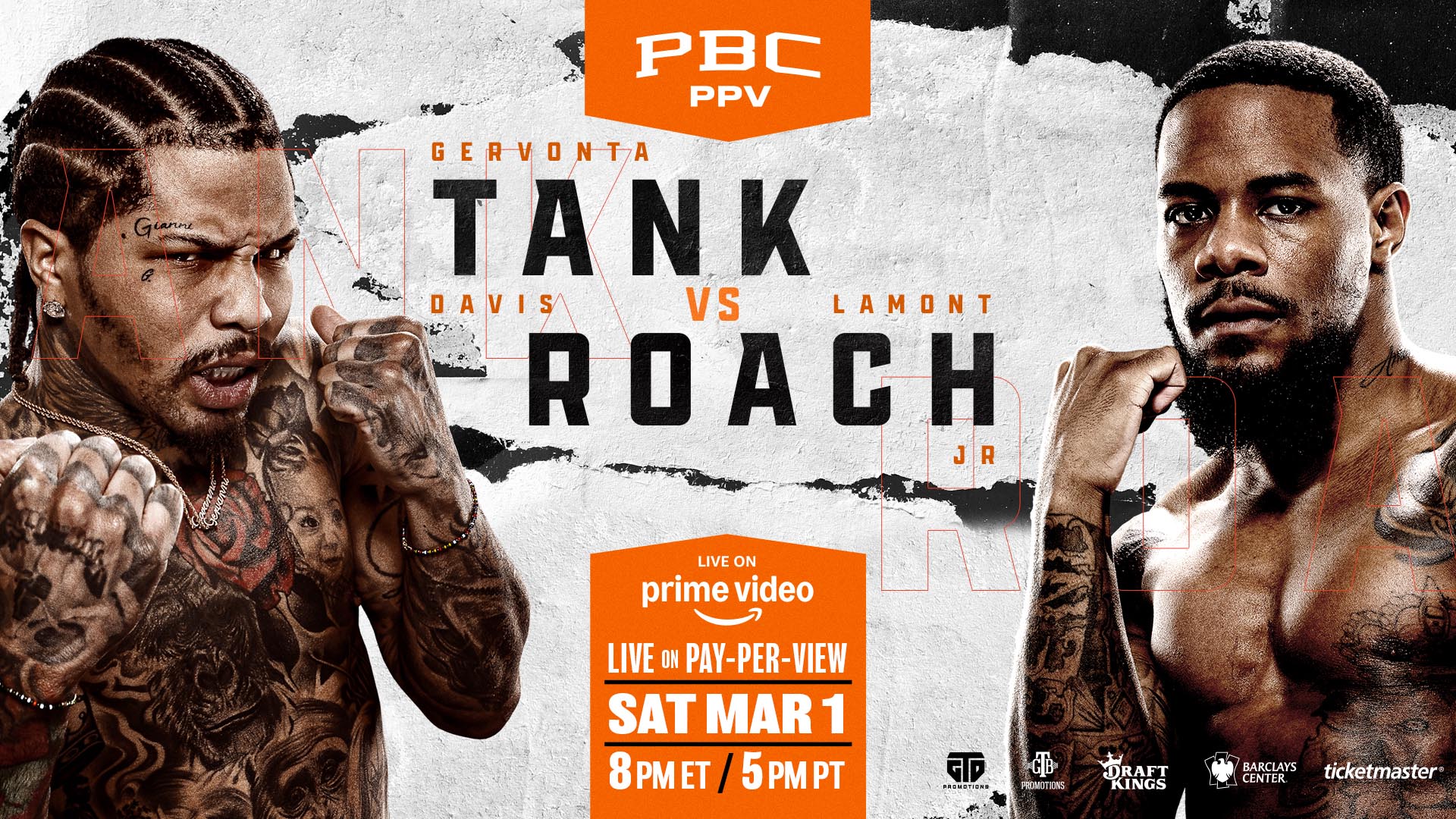 Davis vs Roach Banner